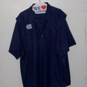 UNC branded button up